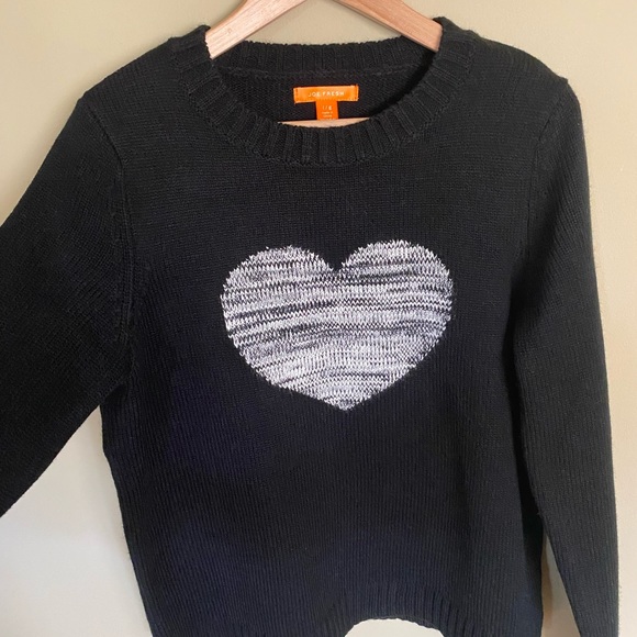 NWOT JOE FRESH Knit Heart Sweater🤍 - Picture 9 of 9